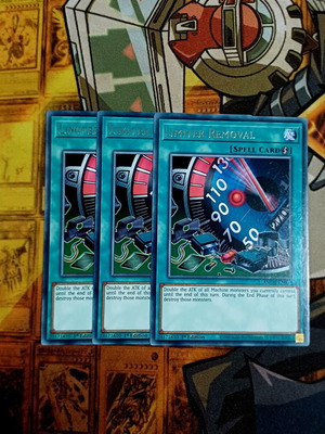 Limiter Removal Playset new, 3 cards