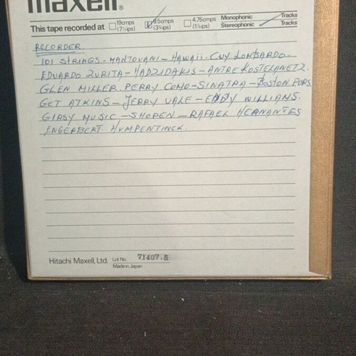 Maxell UD 35-90 reel used in very good condition F1