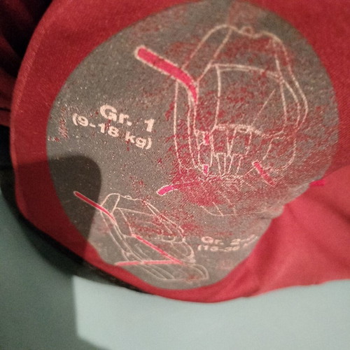 Chico car seat red used
