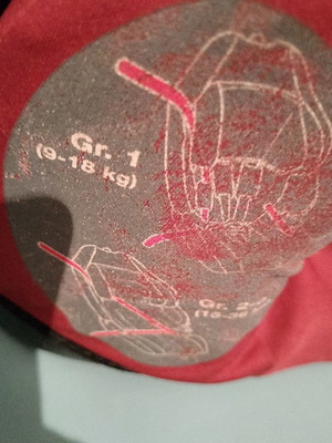 Chico car seat red used