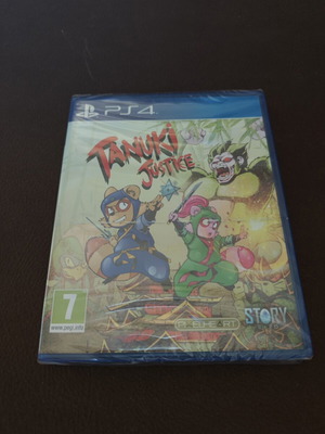 Tanuki Justice PS4 παιχνίδι καινούργιο, αριθμημένη περιορισμένη έκδοση