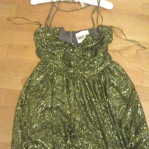 Aniye By Mini Dress New, Green, Size M