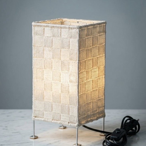 Table lamp used with fabric shade