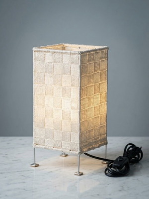 Table lamp used with fabric shade