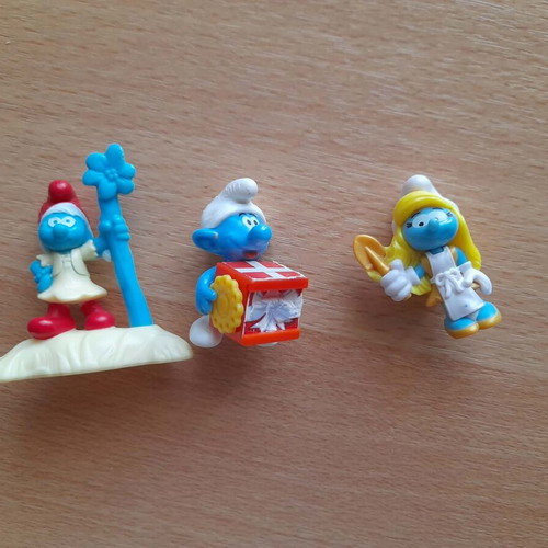 Set of 3 Vintage Smurfs Figures – Kinder & McDonald's