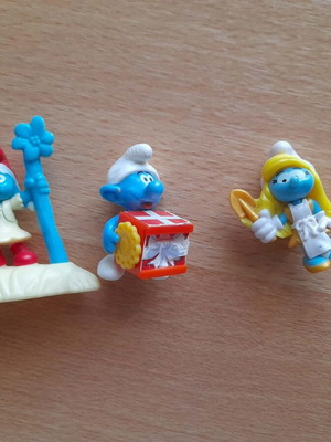 Set of 3 Vintage Smurfs Figures – Kinder & McDonald's
