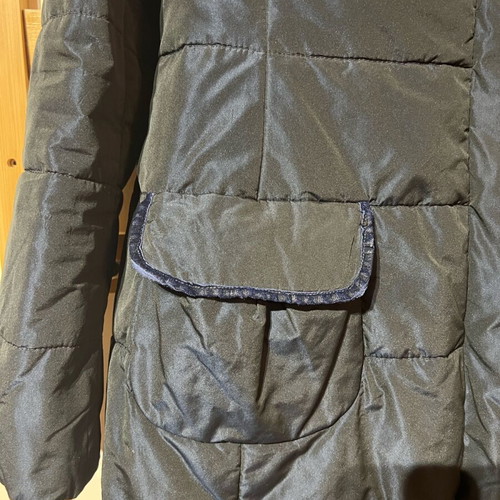 Salco Italian jacket like new, quilted with belt, size 48