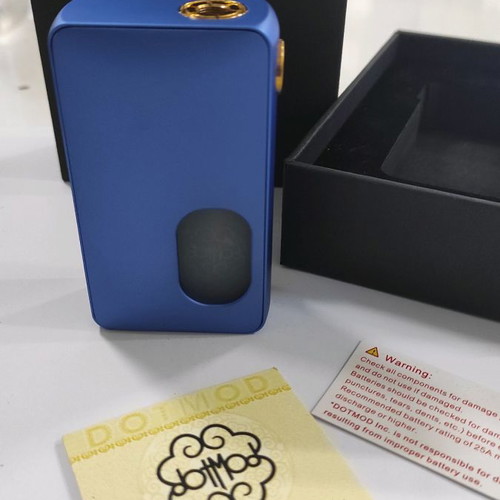 DotMod dotSquonk Box new, mechanical squonk mod blue