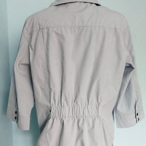 Jensen women's shirt with high collar and zipper like new, size XL/XXL