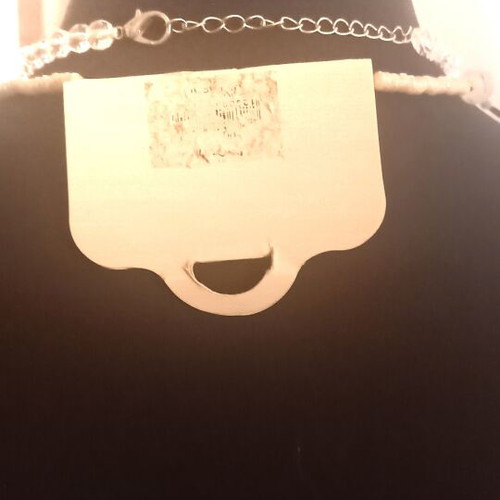 Necklaces new, white, gift included