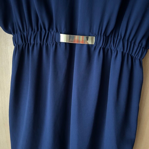 Zara mini dress blue like new with elastic waist