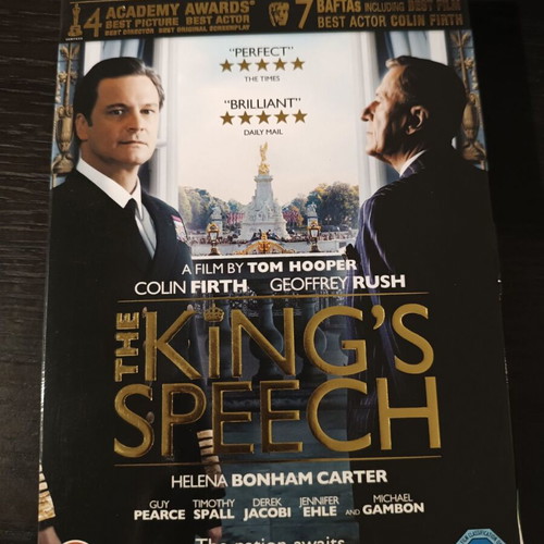 The King's Speech DVD new with English subtitles