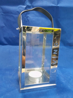 Metal stainless lantern for tealight new 14×23