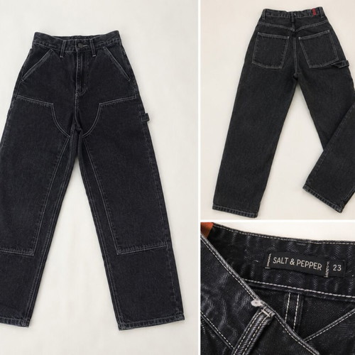 salt and pepper jeans,size 23