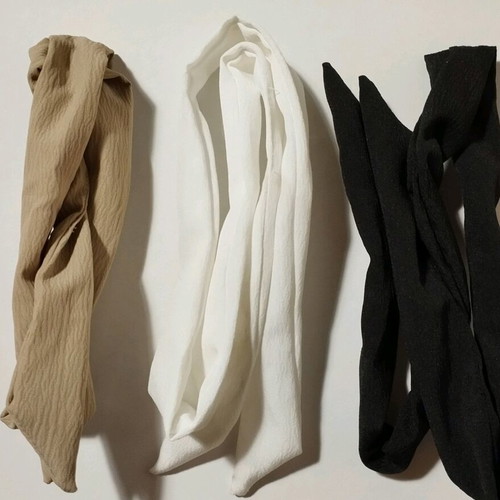 Korean style hairbands with wire new, set of 3 pieces