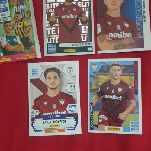 Super League Panini stickers new 26 pieces 2025-2026