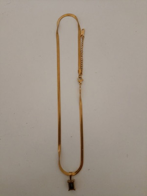 Fo Bizou necklace new gold-colored