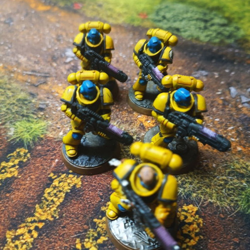 5 Space Marines with Plasma Guns