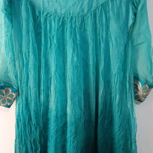 No Fear turquoise dress like new, size S