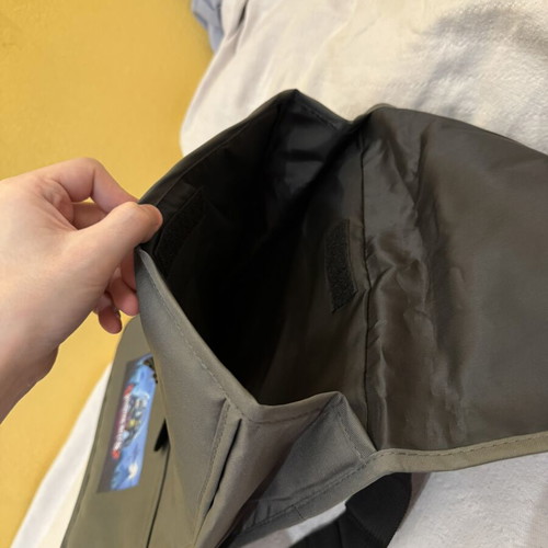 Backpack Vampire Bites new, gray with many compartments