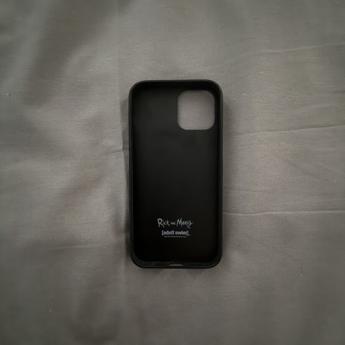Rick and Morty iPhone 12 Case like new, black design