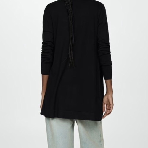 Mango black thin cardigan new, size Small