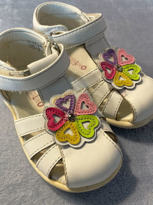 Crocodilino children's anatomical leather sandals No 21
