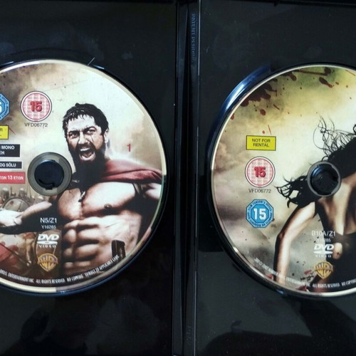 300 Special Edition 2 DVD set like new with Greek subtitles