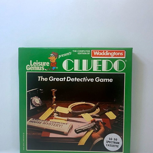 Cluedo 1984 Big Box Spectrum ZX Tape Cassette CIB like new