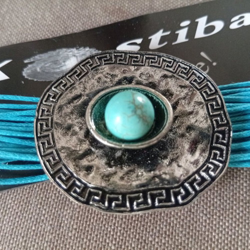 Handmade bracelet Kostibas with turquoise stone new
