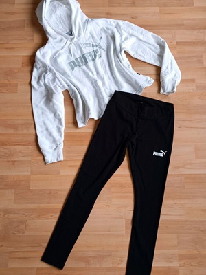 Puma original sportswear set used, black and white