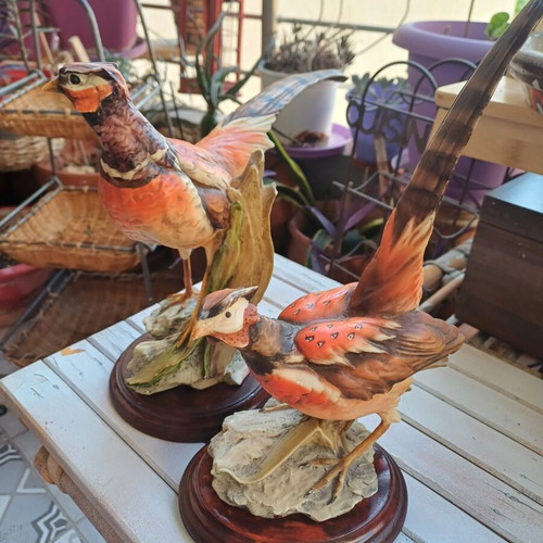 Decorative pheasant set used