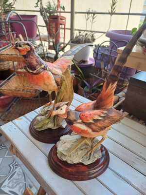 Decorative pheasant set used