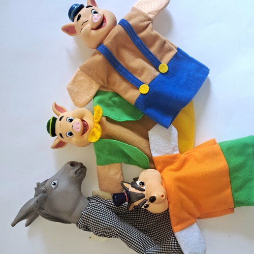 Hand Puppets pack of 4, like new