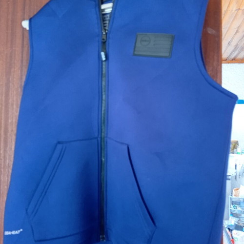 GSA Isothermal Vest with Hood small like new, blue