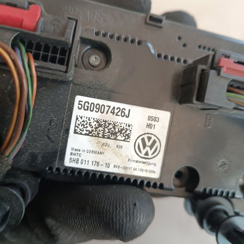 A/C controls for VW Golf '13-'16 used, code 5G0907426J