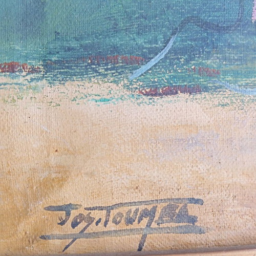 Vintage handmade oil painting frame used