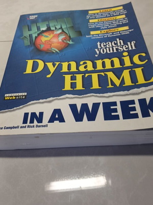 Dynamic HTML book used
