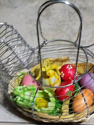 Easter baskets, set of four