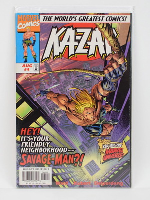 Ka-Zar #4 Marvel Comics used, 1997 edition