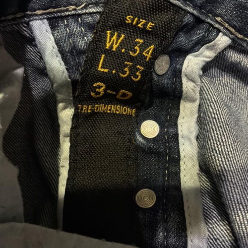 Men's jeans like new, size L, blue
