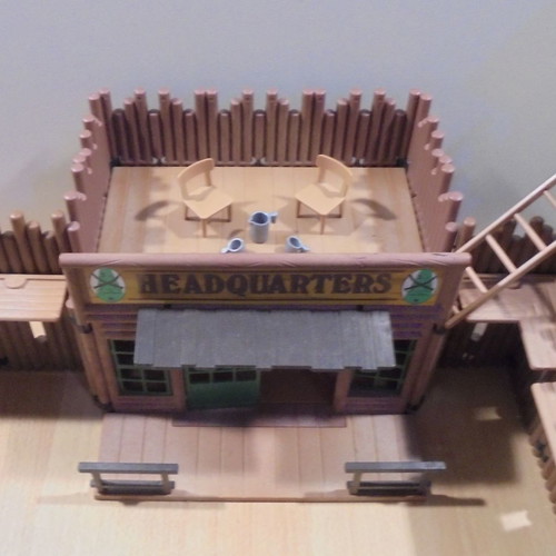 Playmobil Fort Randall officers' fort used
