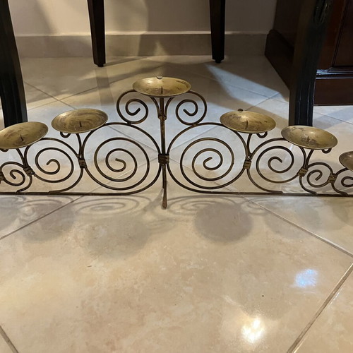 Large candlestick holder, 85 cm length