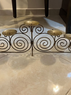 Large candlestick holder, 85 cm length