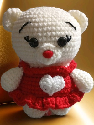 Handmade teddy bear new
