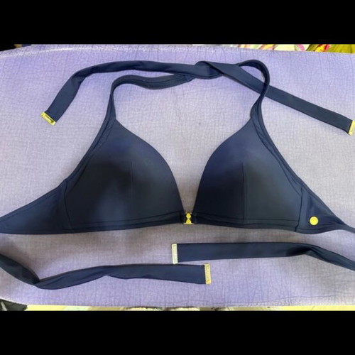 Calvin Klein bikini top blue size M new