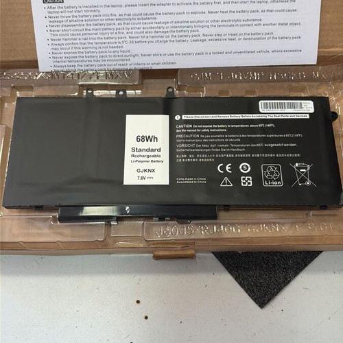 Dell GJKNX Battery 7.6V 68Wh 6000mAh New