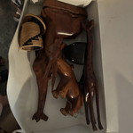 Wooden animals like new from Congo