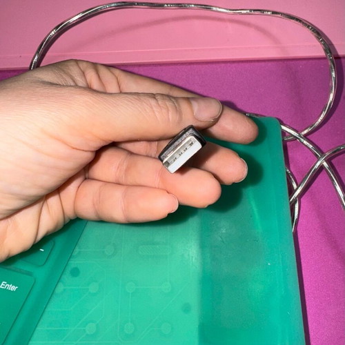Silicone flexible keyboard with USB unused