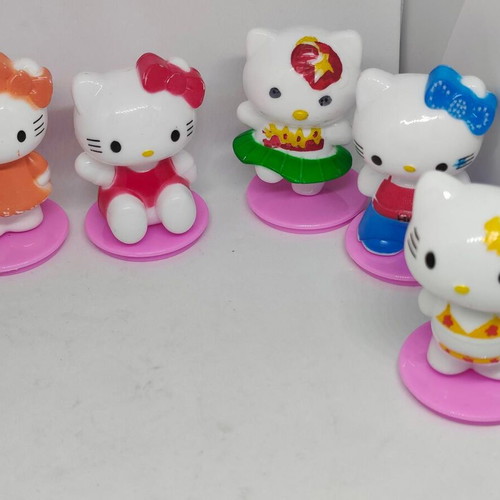 Hello Kitty collectible figure set of 8, like new